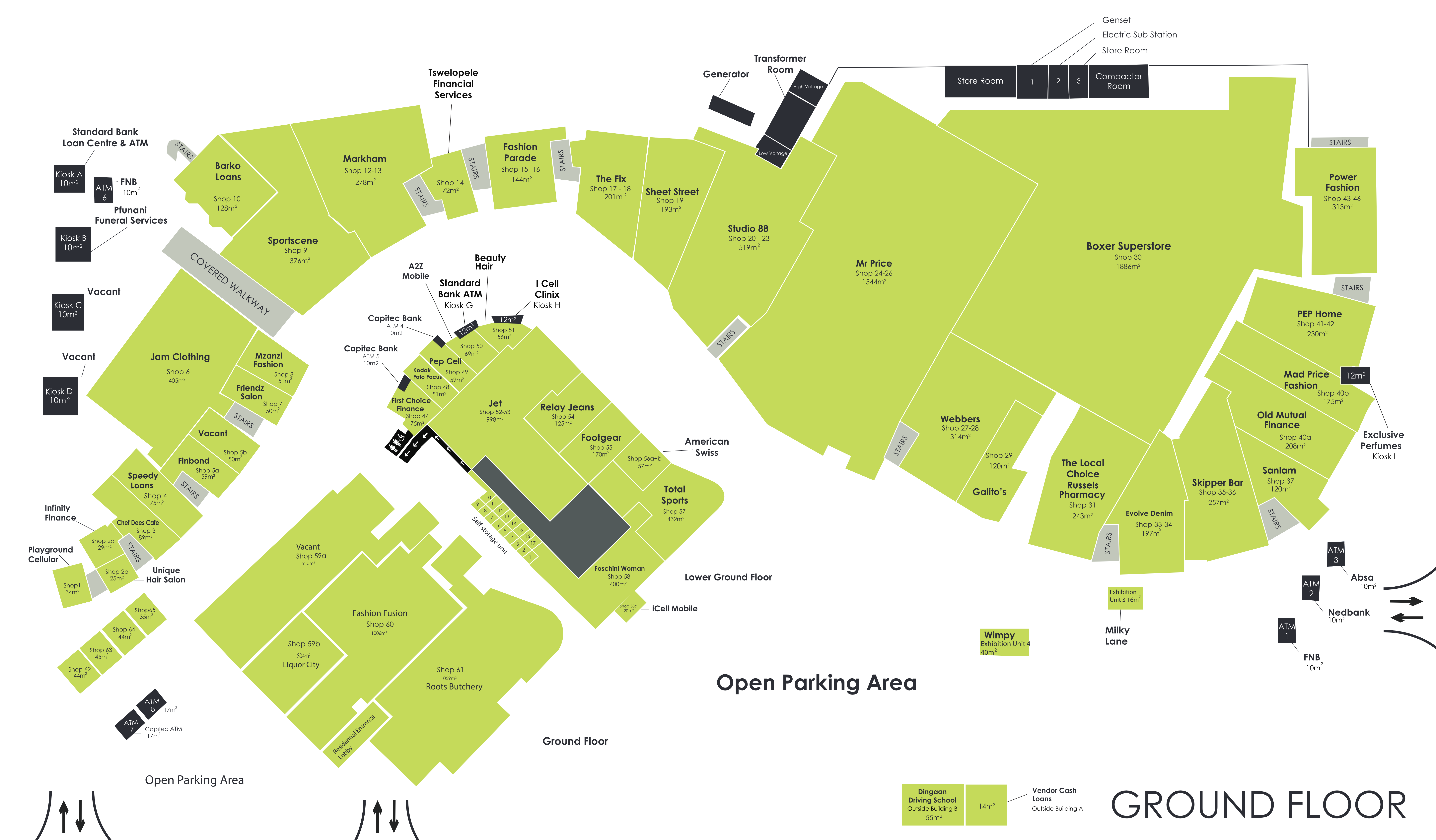 Promenade ground floor layout